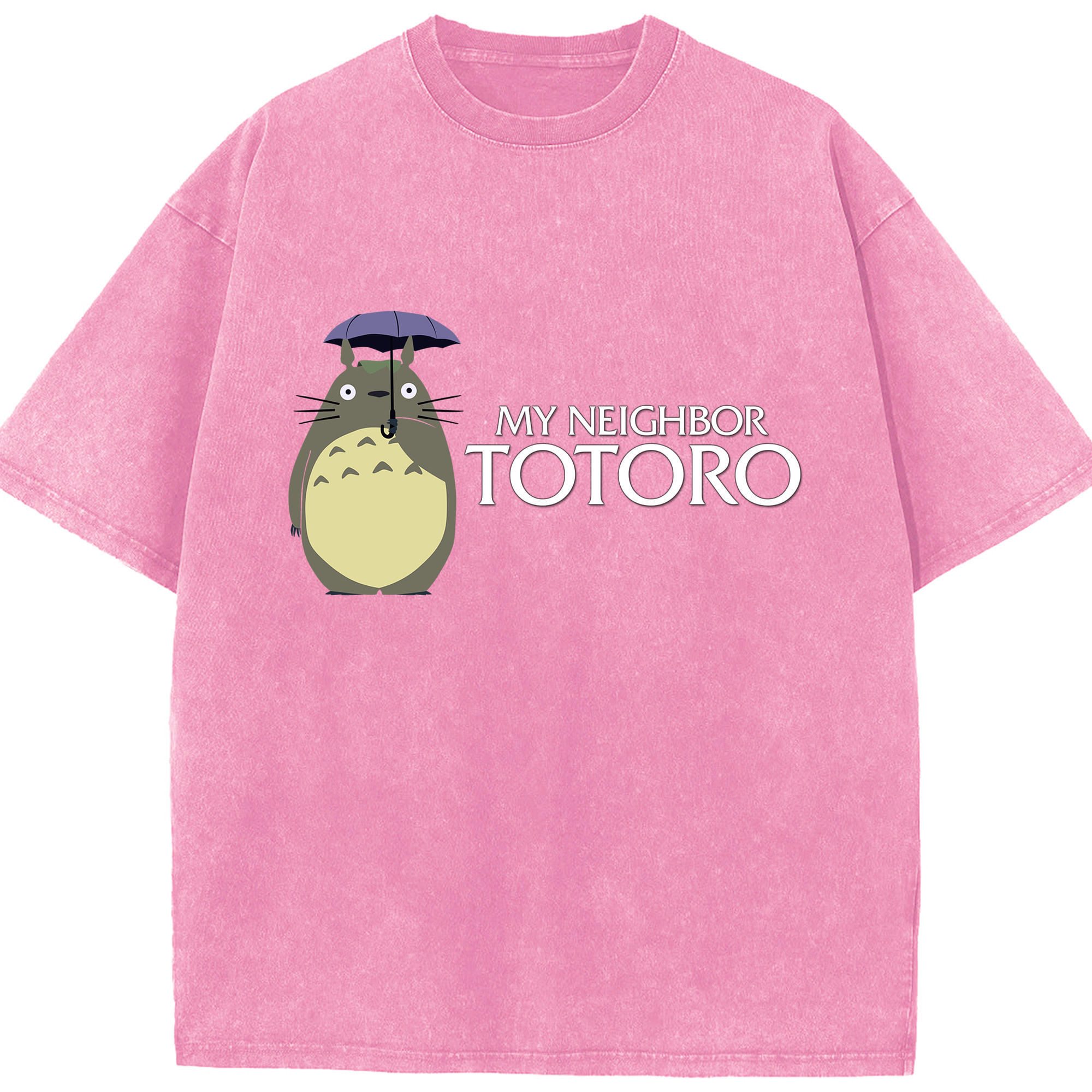 （画像用） となりのトトロ 草壁メイ 草壁サツキ My Neighbor Totoro Satsuki Kusakabe Mei Kusakabe 綿100% ヴィンテージ風 半袖Tシャツ（フロントプリント）